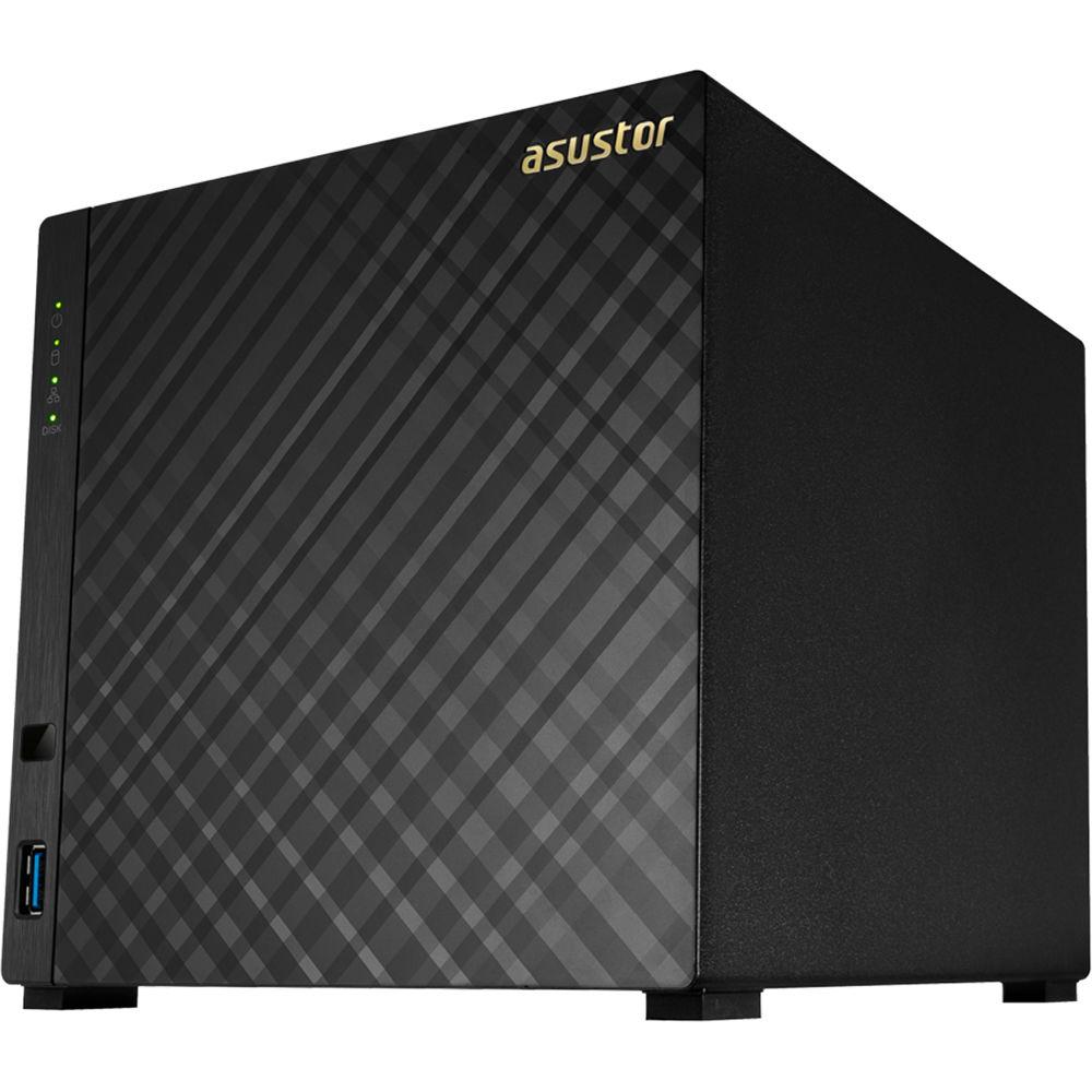 Asustor AS3204T v2 4 Bay Celeron Quad-Core Nas Enclosure Gbe X 2 Usb 3.1-Aes-Ni Hardware Encryption