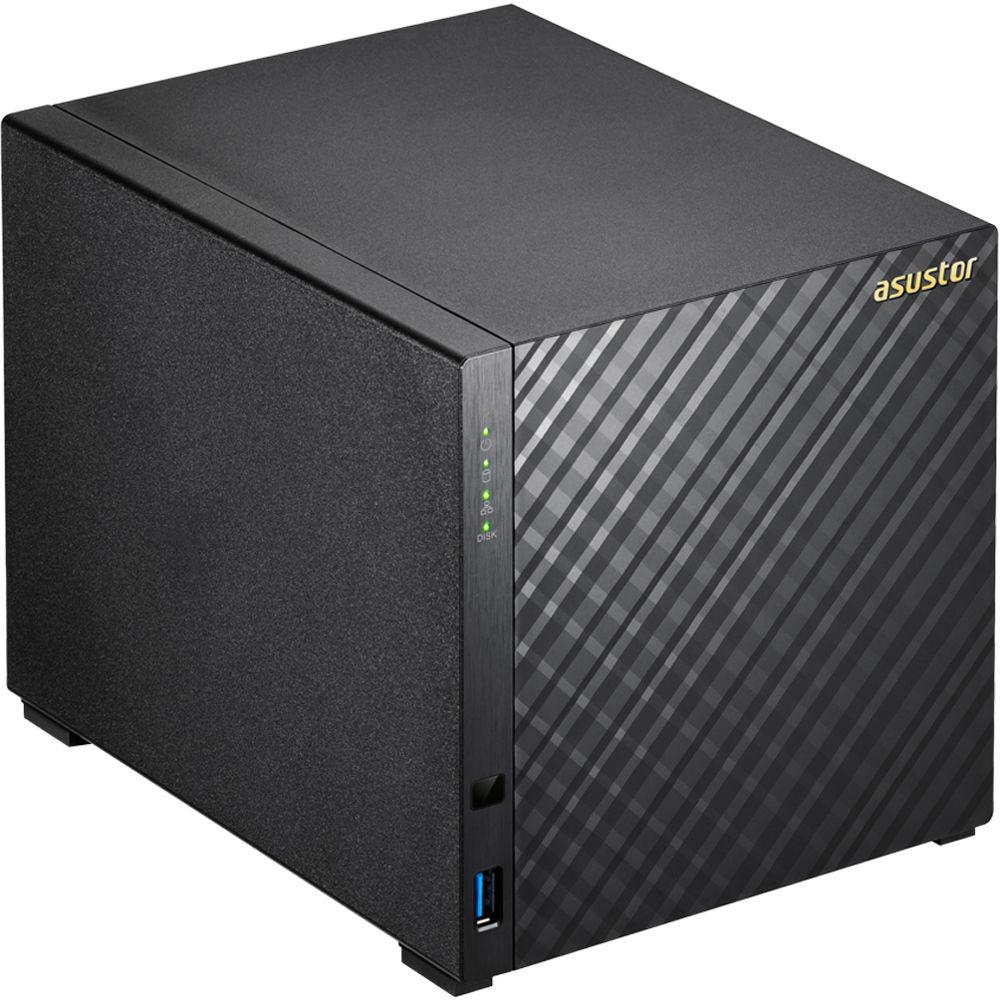 Asustor AS3204T v2 4 Bay Celeron Quad-Core Nas Enclosure Gbe X 2 Usb 3.1-Aes-Ni Hardware Encryption
