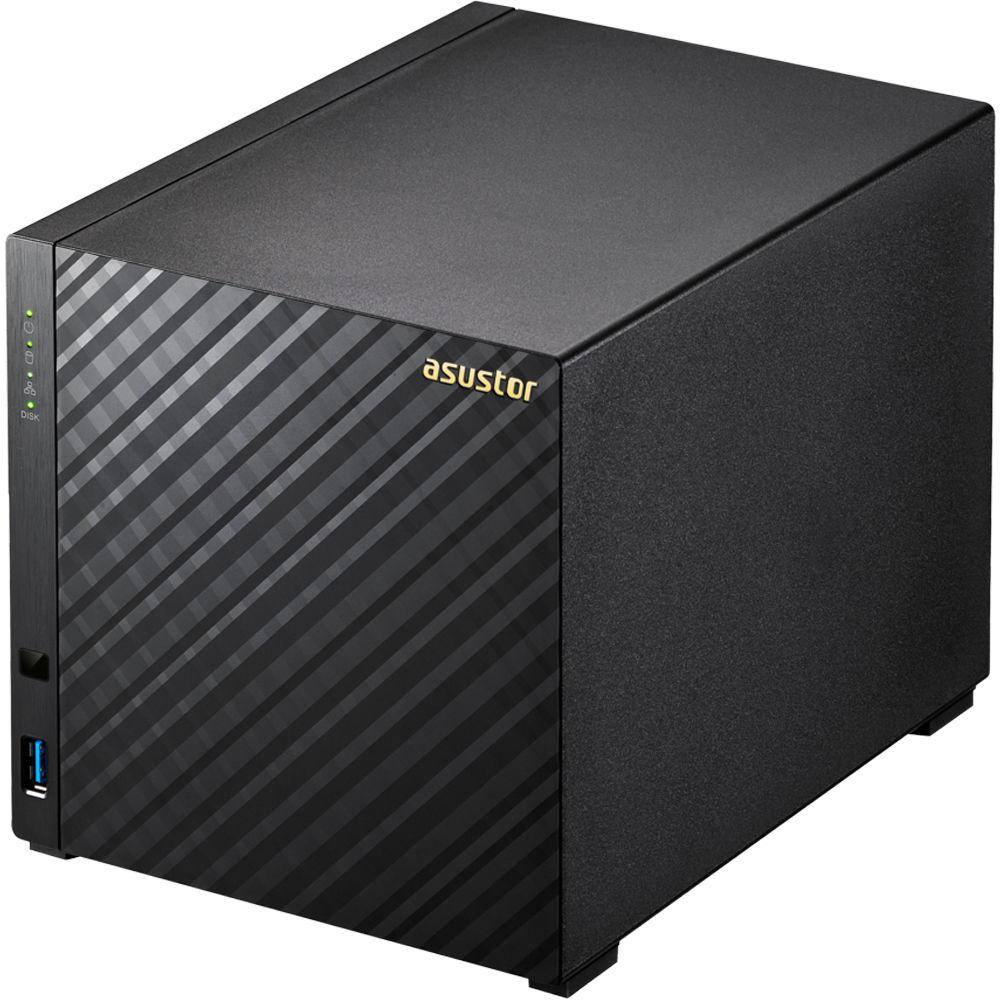 Asustor AS3204T v2 4 Bay Celeron Quad-Core Nas Enclosure Gbe X 2 Usb 3.1-Aes-Ni Hardware Encryption
