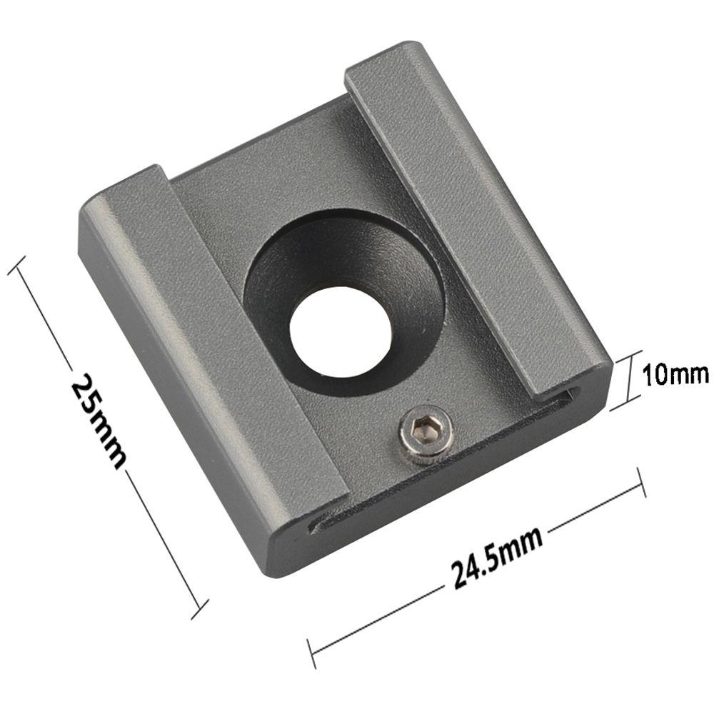 CAMVATE 1 4"-20 Mount To Shoe Adapter