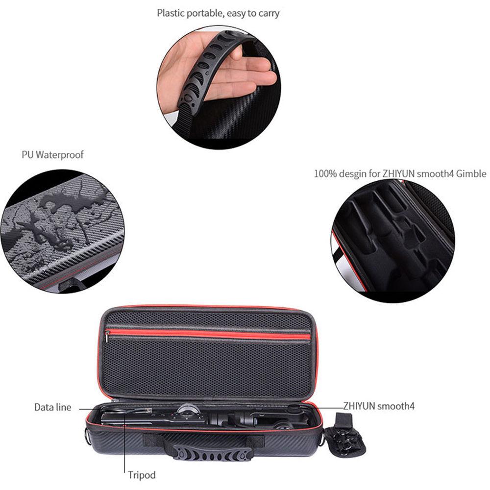 DigitalFoto Solution Limited Water-Resistant Carrying Case for Zhiyun Smooth 4