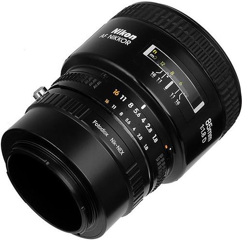 FotodioX Mount Adapter for Nikon F-Mount Lens to Sony E-Mount Camera