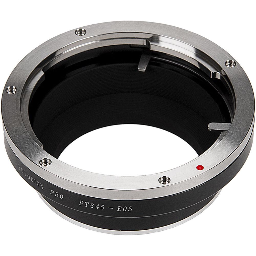 FotodioX Pro Lens Mount Adapter with Generation v10 Focus Confirmation Chip for Pentax 645-Mount Lens to Canon EF or EF-S Mount Camera