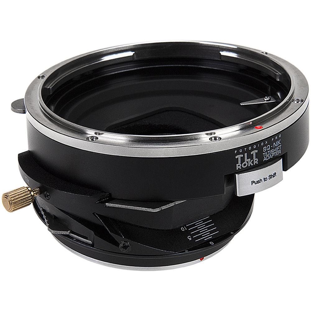 FotodioX Pro TLT ROKR Tilt Shift Lens Mount Adapter for Bronica SQ Lens to Nikon F-Mount Camera