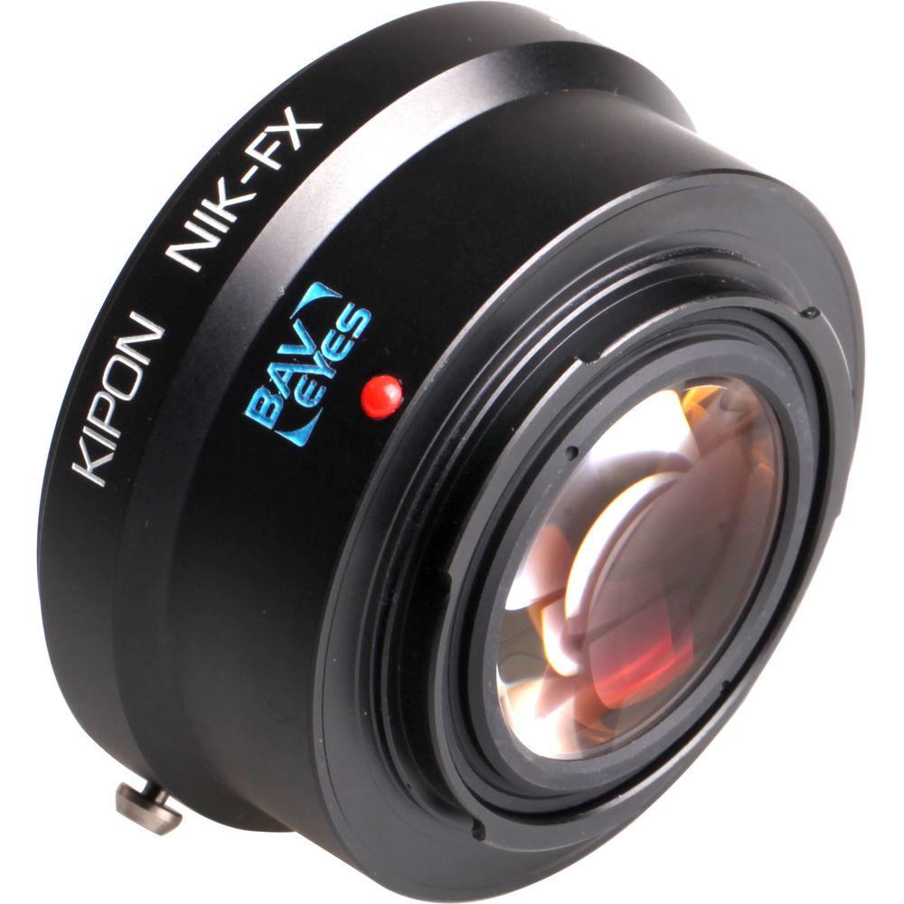 KIPON Baveyes 0.7x Lens Mount Adapter for Nikon F Lens to FUJIFILM FX-Mount Camera