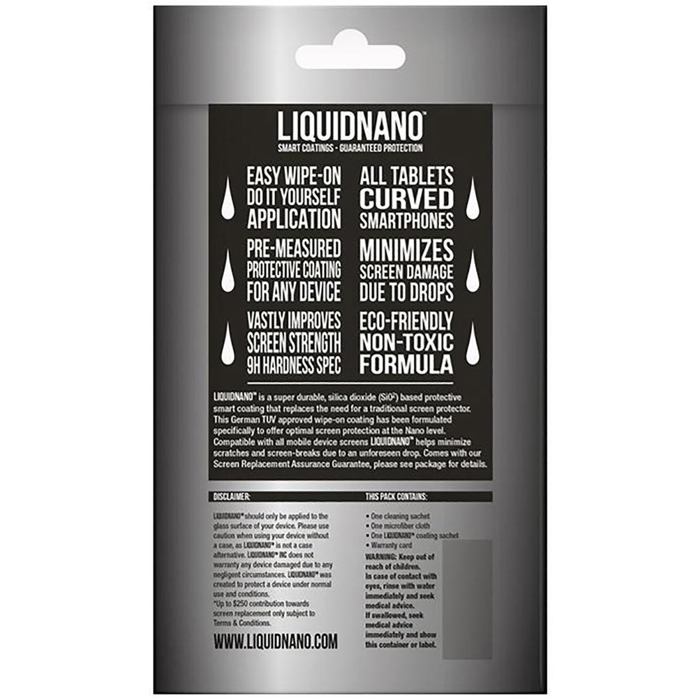 LIQUIDNANO Ultimate Screen Protector for Smartphones with $250 Assurance
