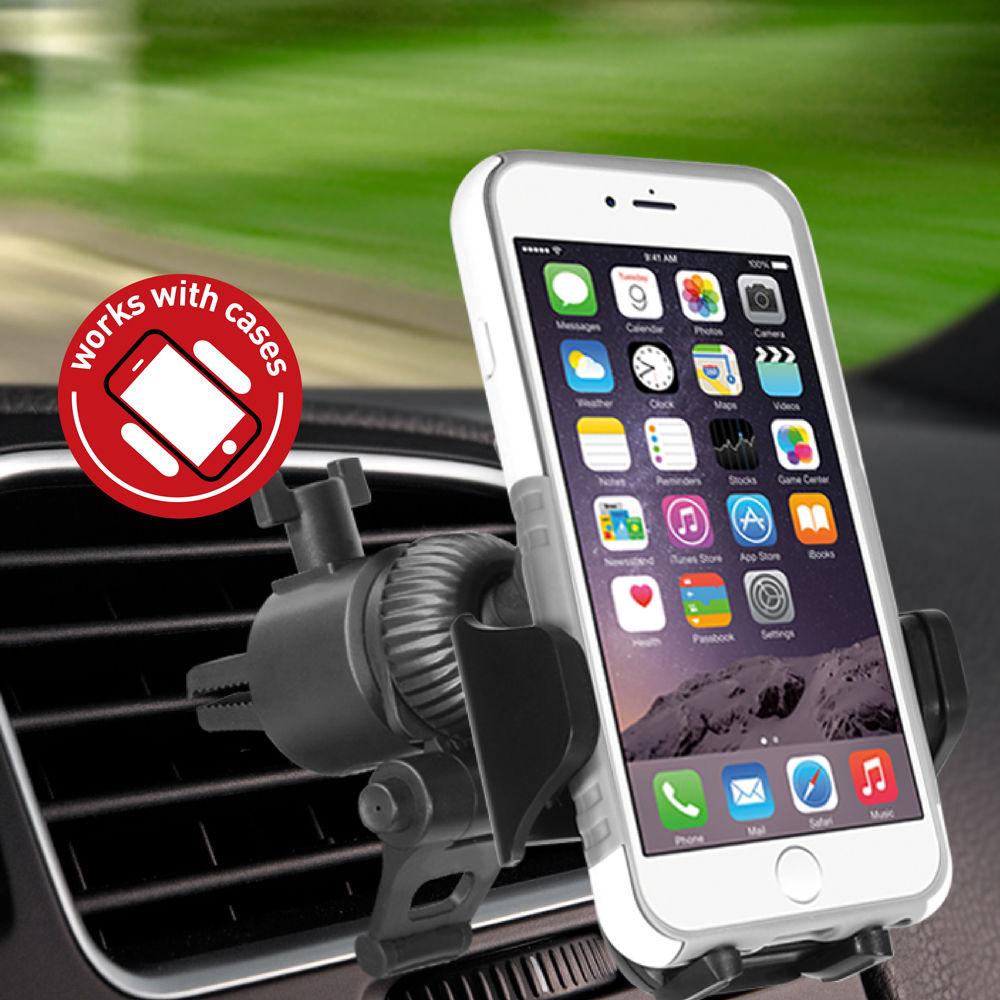 Macally Fully Adjustable Car Vent Mount for Smartphones and GPS, Macally, Fully, Adjustable, Car, Vent, Mount, Smartphones, GPS