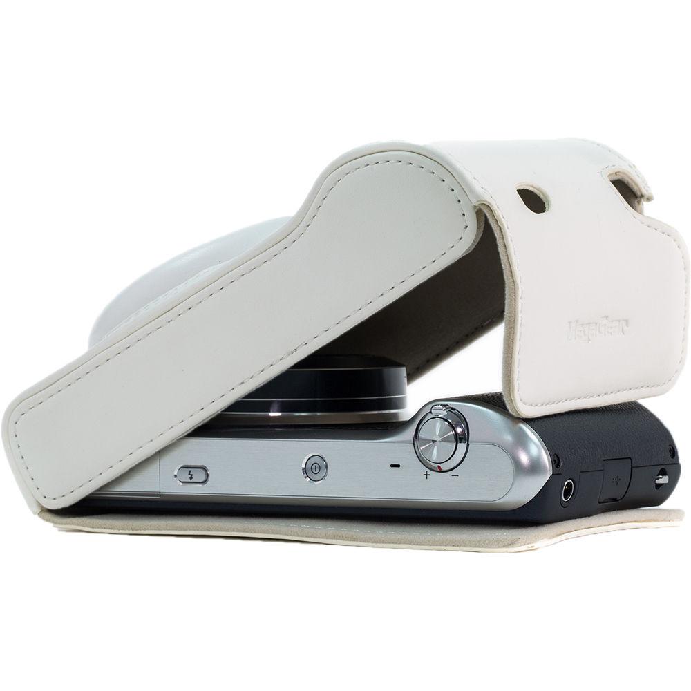 MegaGear Ever Ready PU Leather Camera Case with Strap for Samsung Galaxy Camera GC200, EK-GC110, or EK-GC100