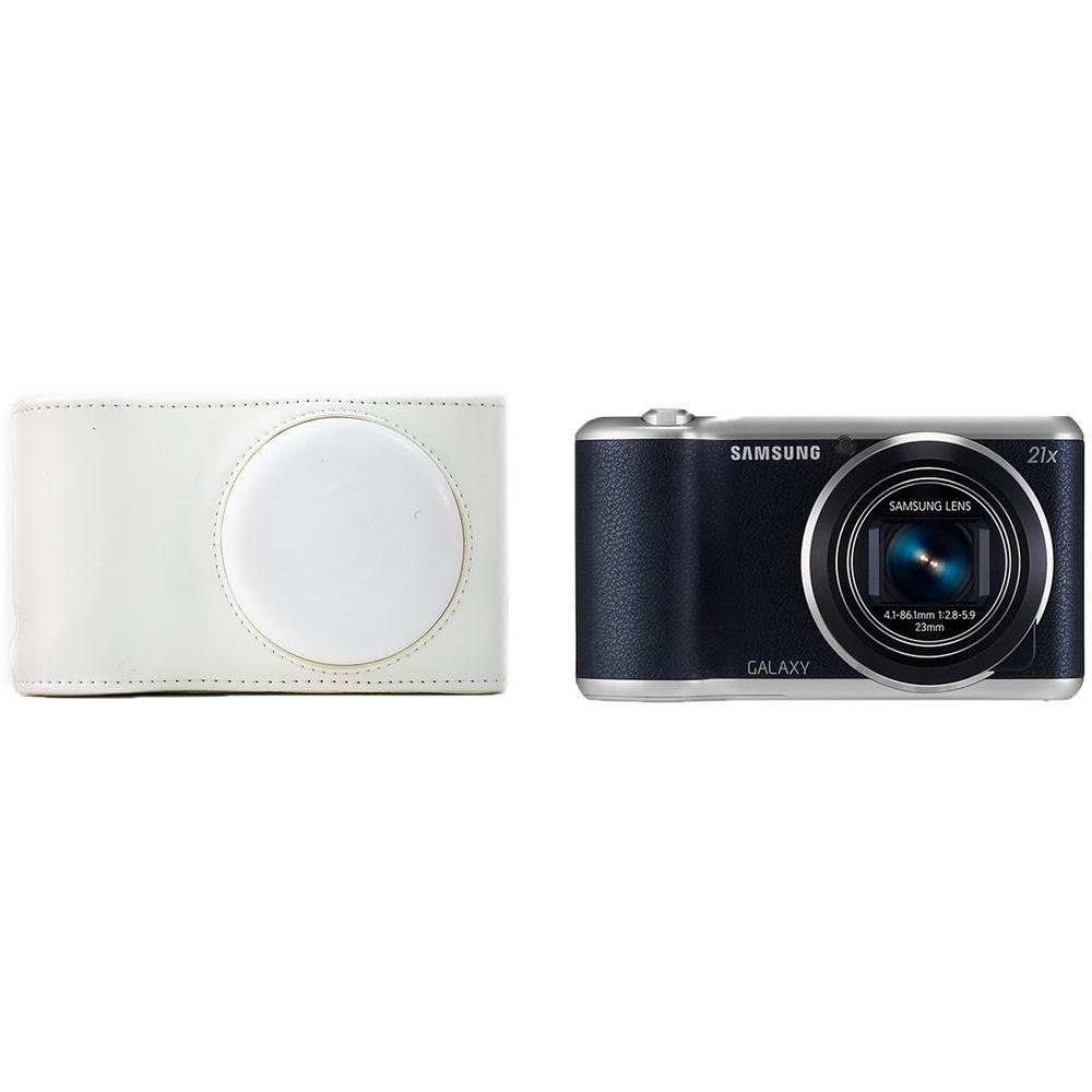 MegaGear Ever Ready PU Leather Camera Case with Strap for Samsung Galaxy Camera GC200, EK-GC110, or EK-GC100
