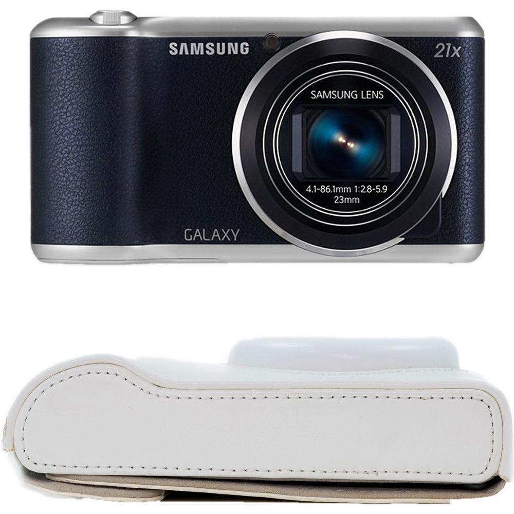 MegaGear Ever Ready PU Leather Camera Case with Strap for Samsung Galaxy Camera GC200, EK-GC110, or EK-GC100