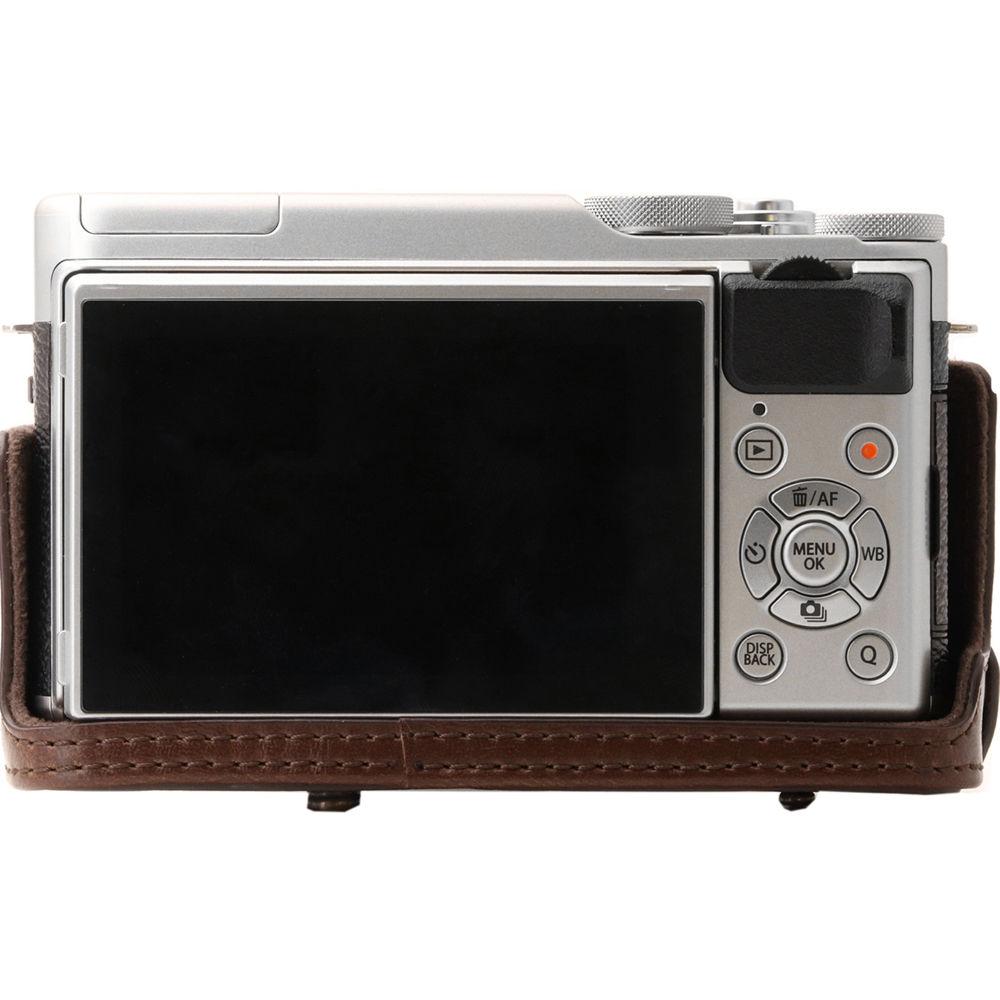 MegaGear Ever Ready PU Leather Case and Strap for Fujifilm X-A10