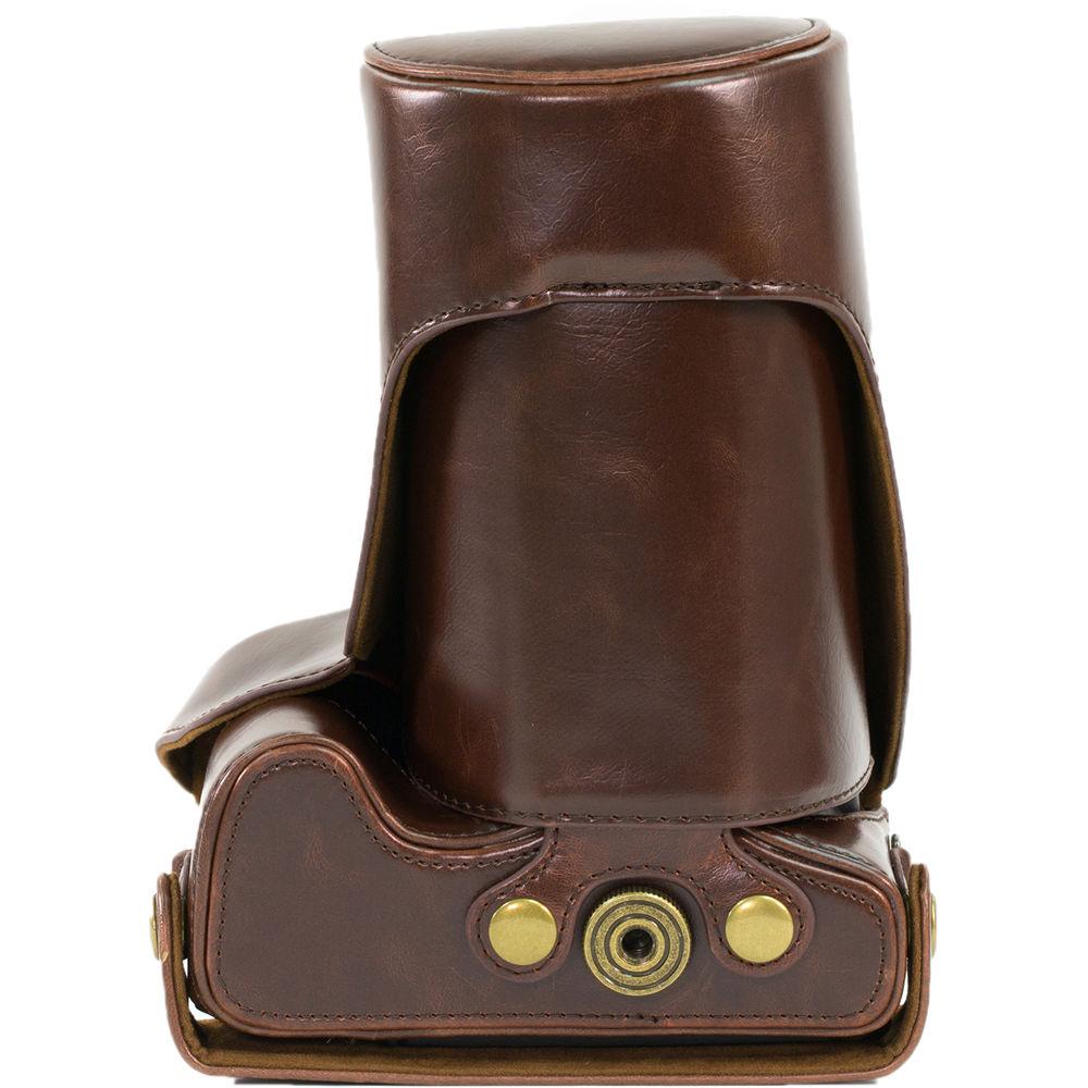 MegaGear Ever Ready PU Leather Case for Nikon D5600, D5500 and 18-140, 18-105mm Lens