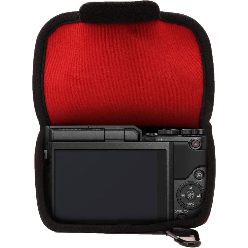 MegaGear Ultra-Light Neoprene Case for Panasonic Lumix DC-GX850, DC-GF9, DMC-GF8, or DMC-GF7 with 12-32mm