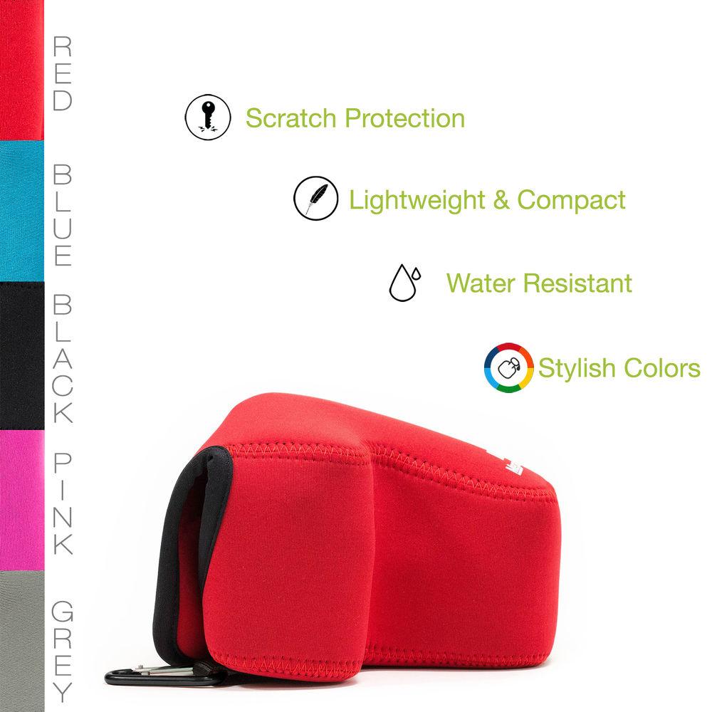 MegaGear Ultra-Light Neoprene Case for Panasonic Lumix DMC-GX8 with 14-140mm