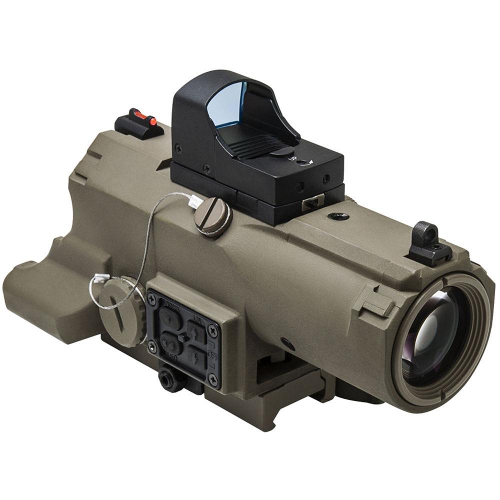 NcSTAR 4x34 ECO Laser LED Riflescope with Red Micro Dot Reflex Optic