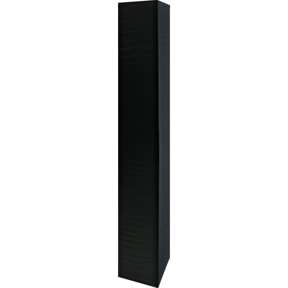 Novopro PS1XXL Height-Adjustable Podium Stand with White & Black Scrims