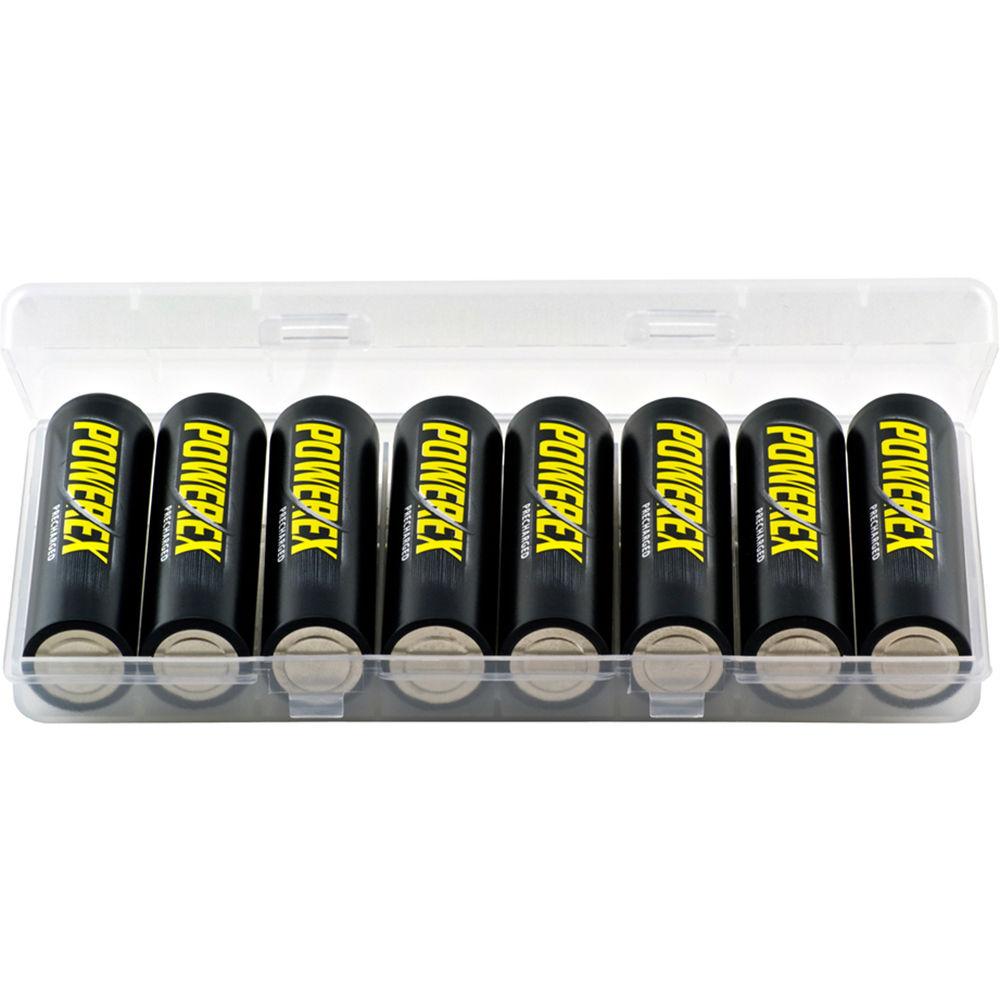 Powerex Smart Charger with Rechargeable AA NiMH Batteries, Powerex, Smart, Charger, with, Rechargeable, AA, NiMH, Batteries
