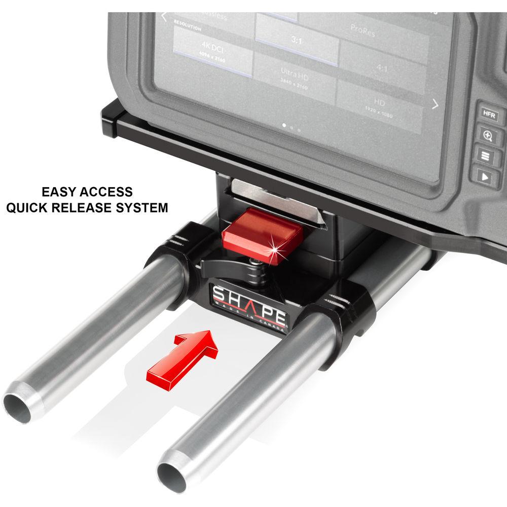 SHAPE Blackmagic Pocket Cinema 4K Shoulder Mount Kit
