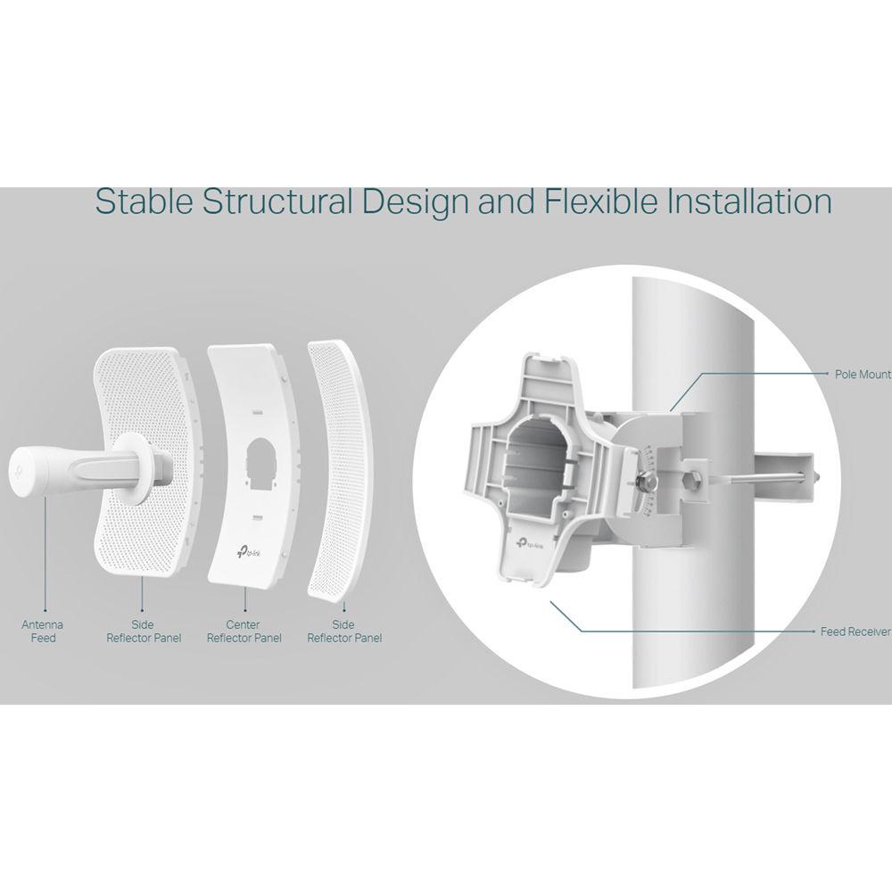 TP-Link 5 GHz 300 Mb s 23 dBi Outdoor CPE