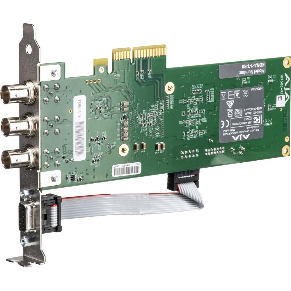 AJA KONA 1-T Tall 3G-SDI 2K Capture & Playback Card