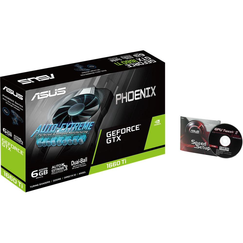 ASUS Phoenix GeForce GTX 1660 Ti Graphics Card