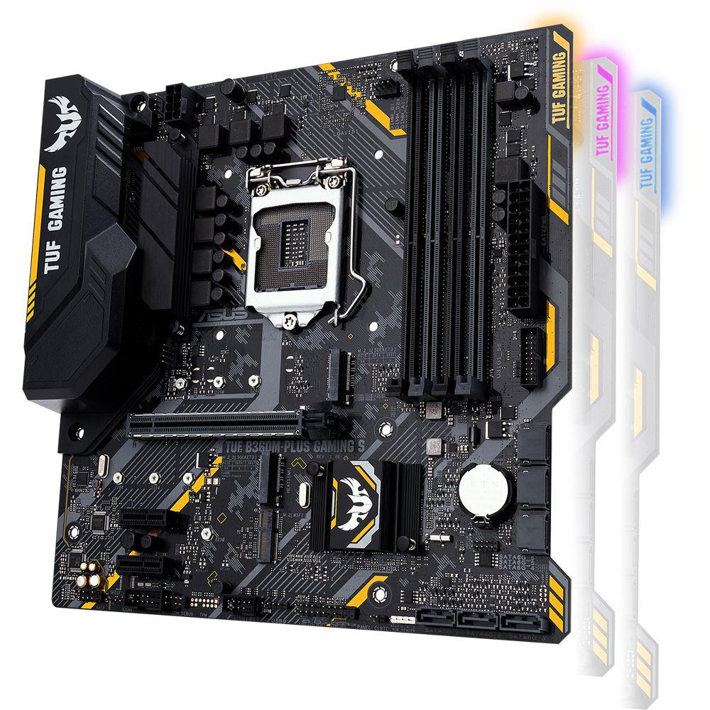 ASUS TUF B360M-Plus Gaming S LGA 1151 Micro-ATX Motherboard
