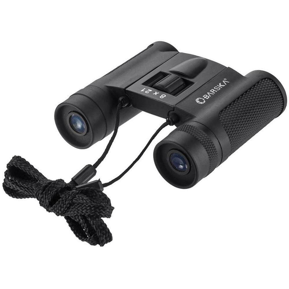 Barska 8x21 Lucid View Compact Binocular, 2019 Edition