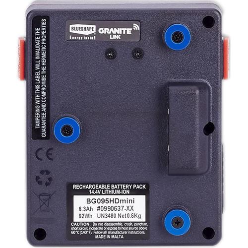BLUESHAPE Granite Mini 95Wh 3-Stud Lithium-Ion Camera Battery