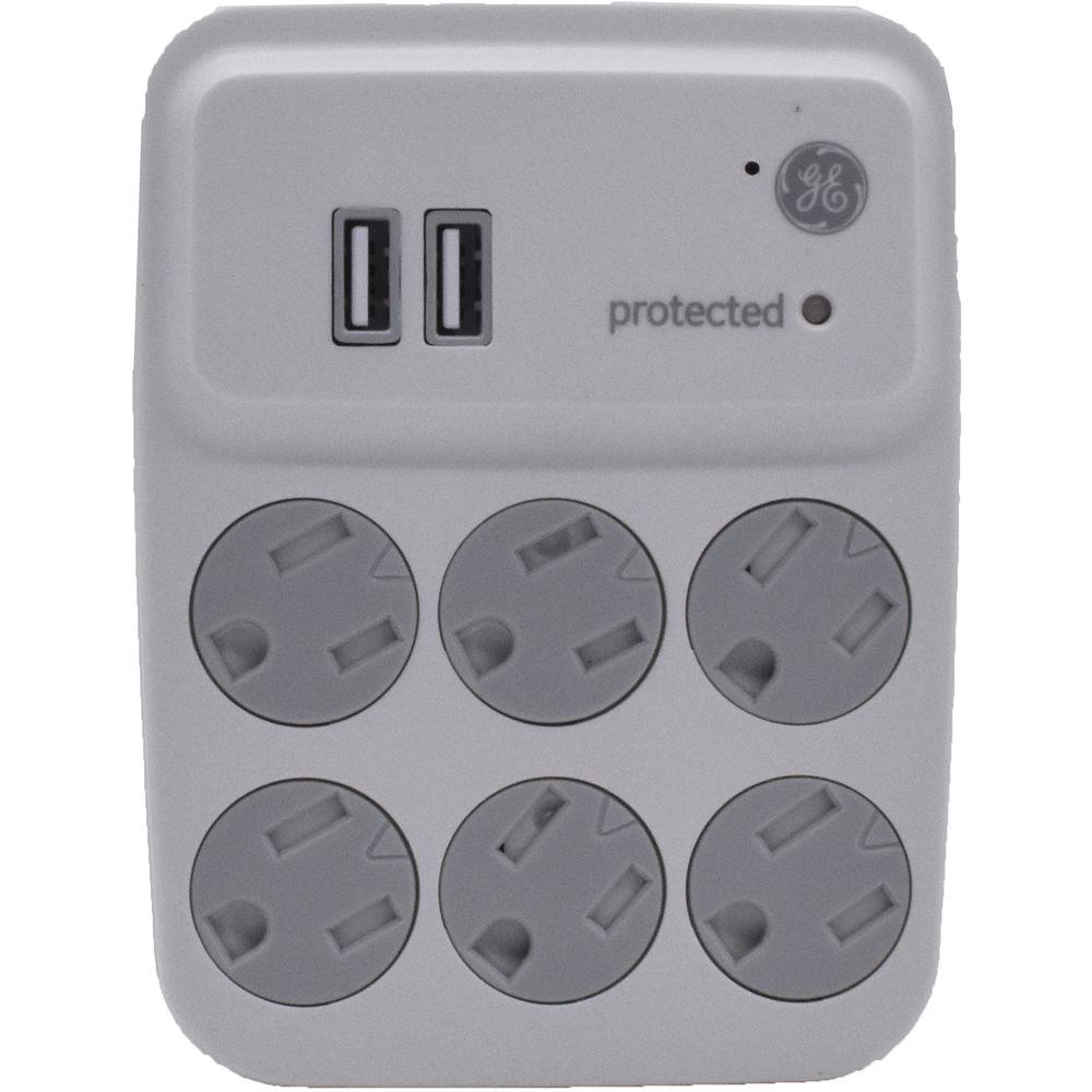 Bush Baby Six-Outlet Wall Tap with 4K UHD Covert Wi-Fi Camera