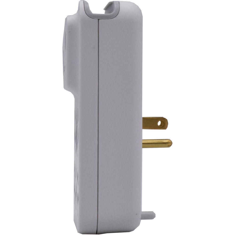 Bush Baby Six-Outlet Wall Tap with 4K UHD Covert Wi-Fi Camera