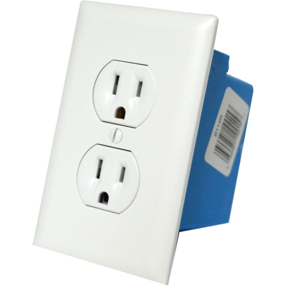 Bush Baby Wall Outlet with 4K UHD Covert Wi-Fi Camera