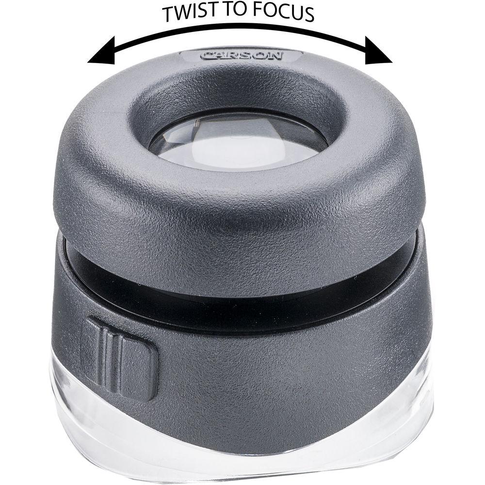 Carson LH-40 VersaLoupe 10x LED Magnifier