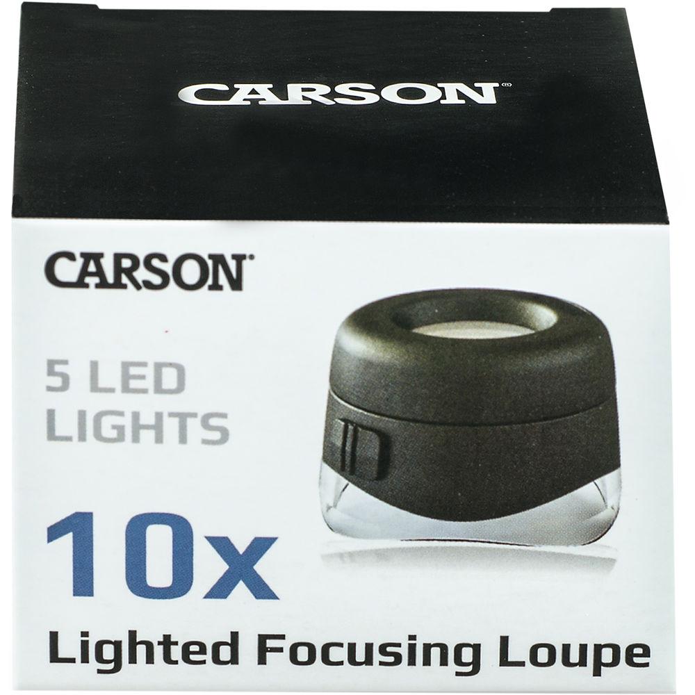 Carson LH-40 VersaLoupe 10x LED Magnifier