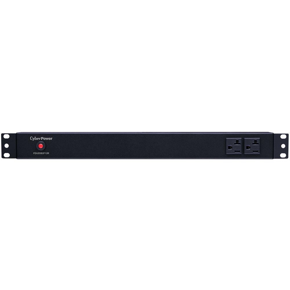 CyberPower PDU 16A 100-125 50 60Hz Nema 5-20P Plug,14-Out 5-20R, Rackmount 1U,15