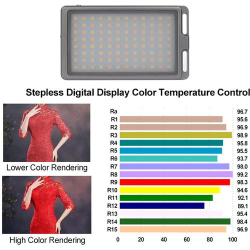DigitalFoto Solution Limited 96 LED 3000-5500K Camera Video Bi-Color LED Pannel Light With Display Monitor
