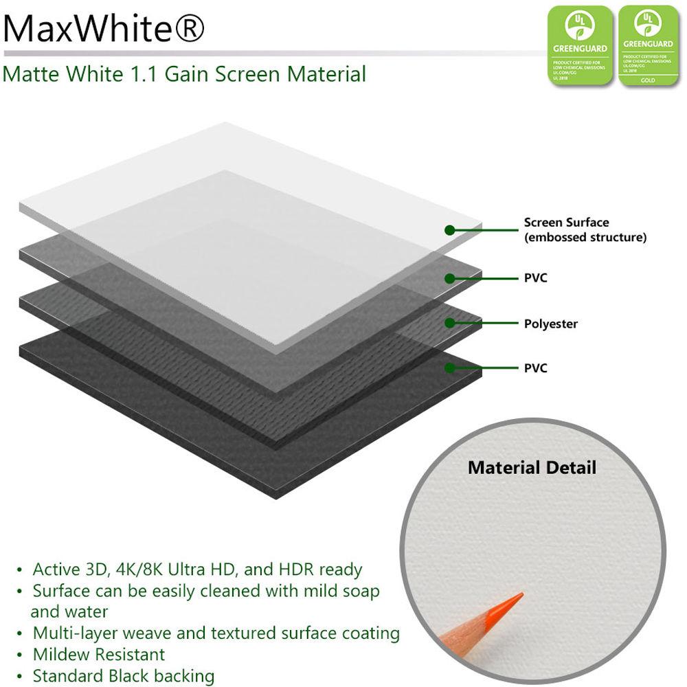 Elite Screens Manual Grande B Series, 180" 169, Pull Down Manual Projector Projection Screen, Offi