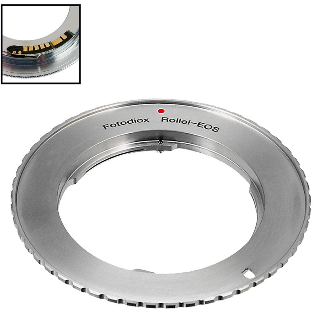 FotodioX Lens Mount Adapter with Generation v10 Focus Confirmation Chip for Rolleiflex SL35-Mount Lens to Canon EF or EF-S Mount Camera