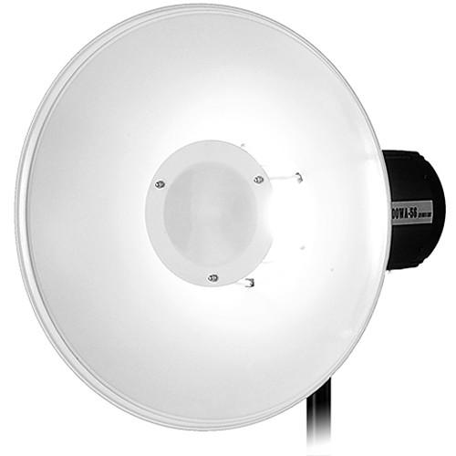 FotodioX Pro Beauty Dish Kit with 50-Degree Honeycomb Grid Bowens and Calumet Travelite Flash Heads