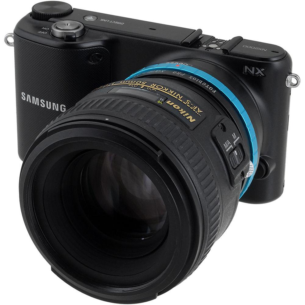FotodioX Pro Lens Mount Adapter for Nikon G-Type F-Mount Lens to Samsung NX-Mount Camera