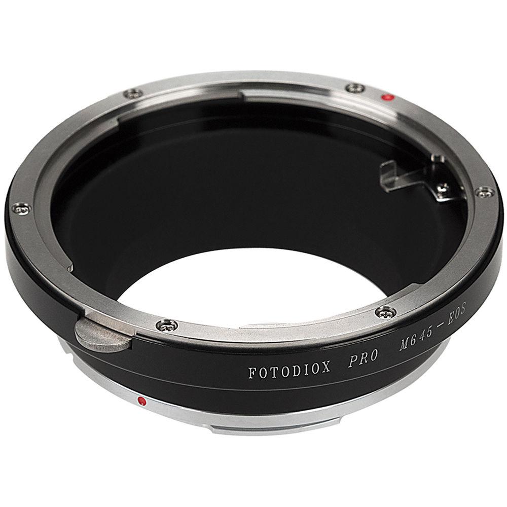 FotodioX Pro Lens Mount Adapter with Generation v10 Focus Confirmation Chip for Mamiya 645-Mount Lens to Canon EF or EF-S Mount Camera