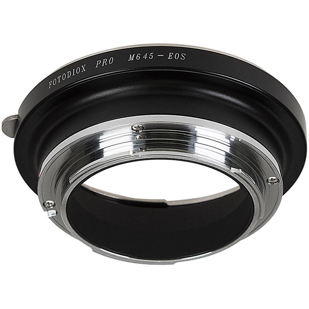 FotodioX Pro Lens Mount Adapter with Generation v10 Focus Confirmation Chip for Mamiya 645-Mount Lens to Canon EF or EF-S Mount Camera