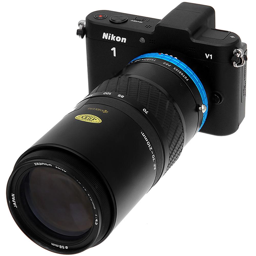 FotodioX Pro Mount Adapter with Aperture Control Dial for Yashica 230-AF Lens to Nikon 1-Series Camera
