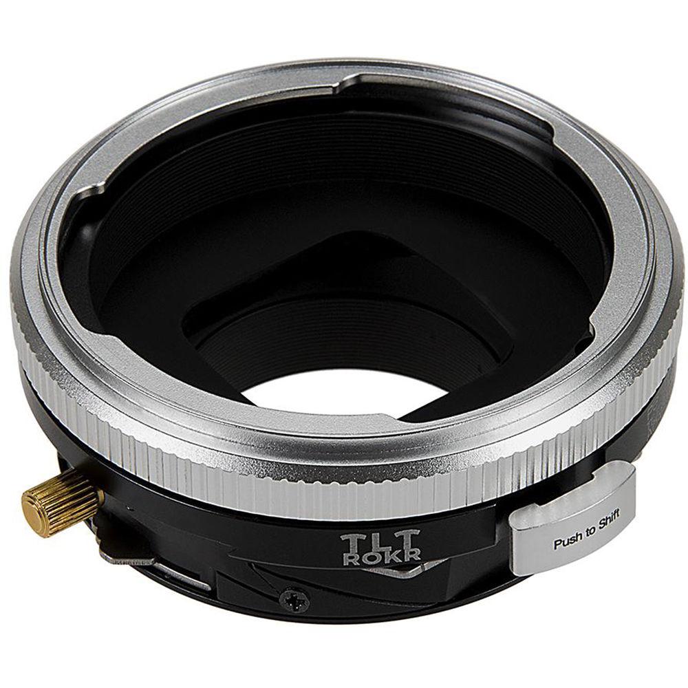FotodioX Pro TLT ROKR Tilt Shift Lens Mount Adapter for Pentacon 6 Lens to Nikon F-Mount Camera