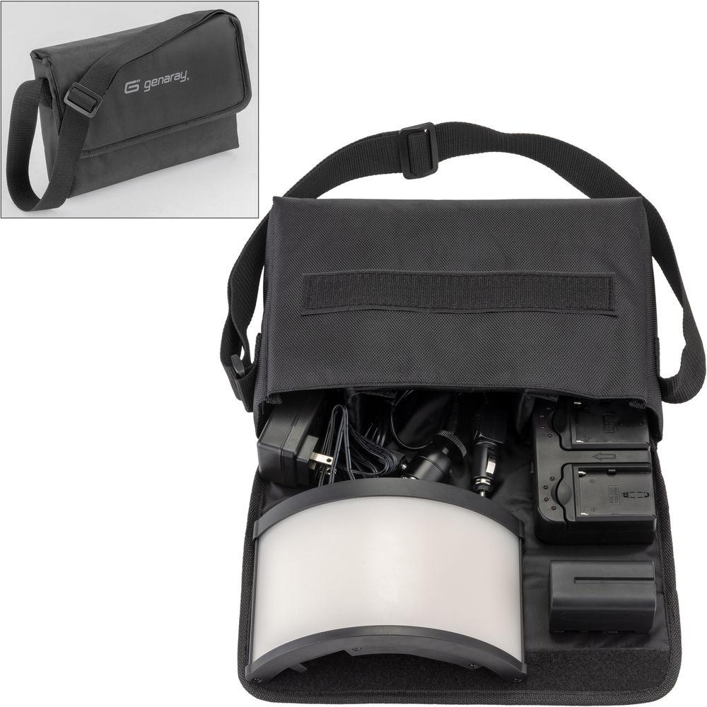 Genaray 10" Curved Super-Wide Bi-Color SMD LED On-Camera Light