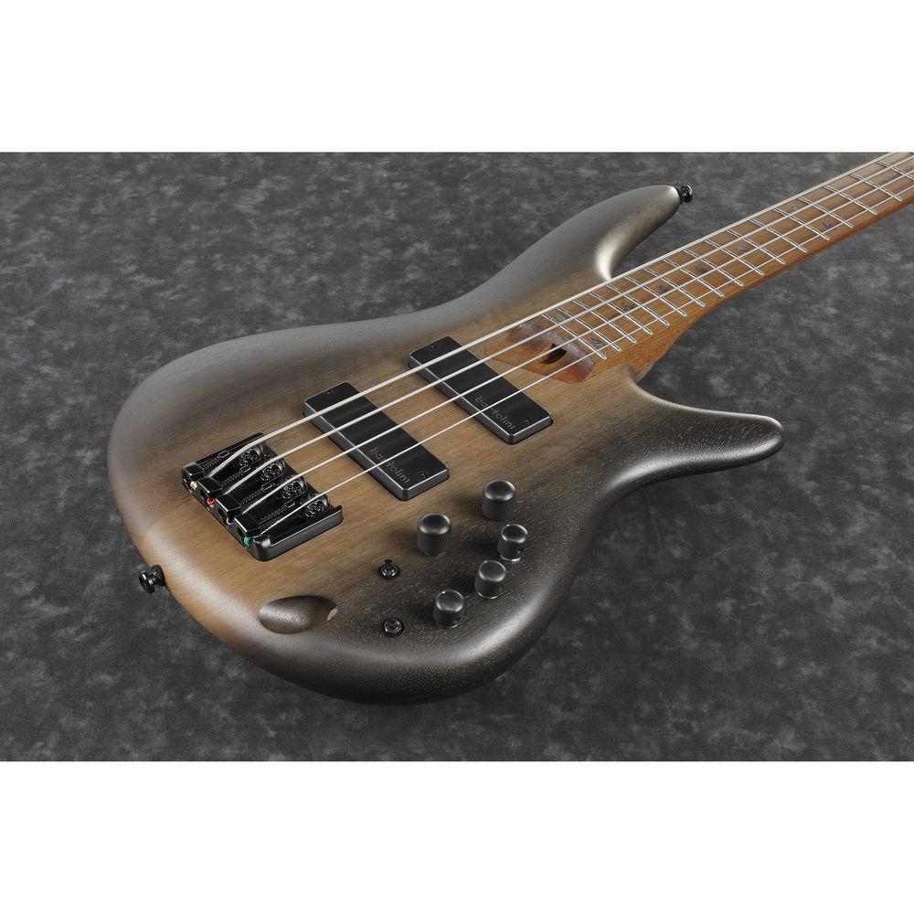 Ibanez SR Standard 4-String Electric Bass - 24 Frets - Surreal Black Dual Fade