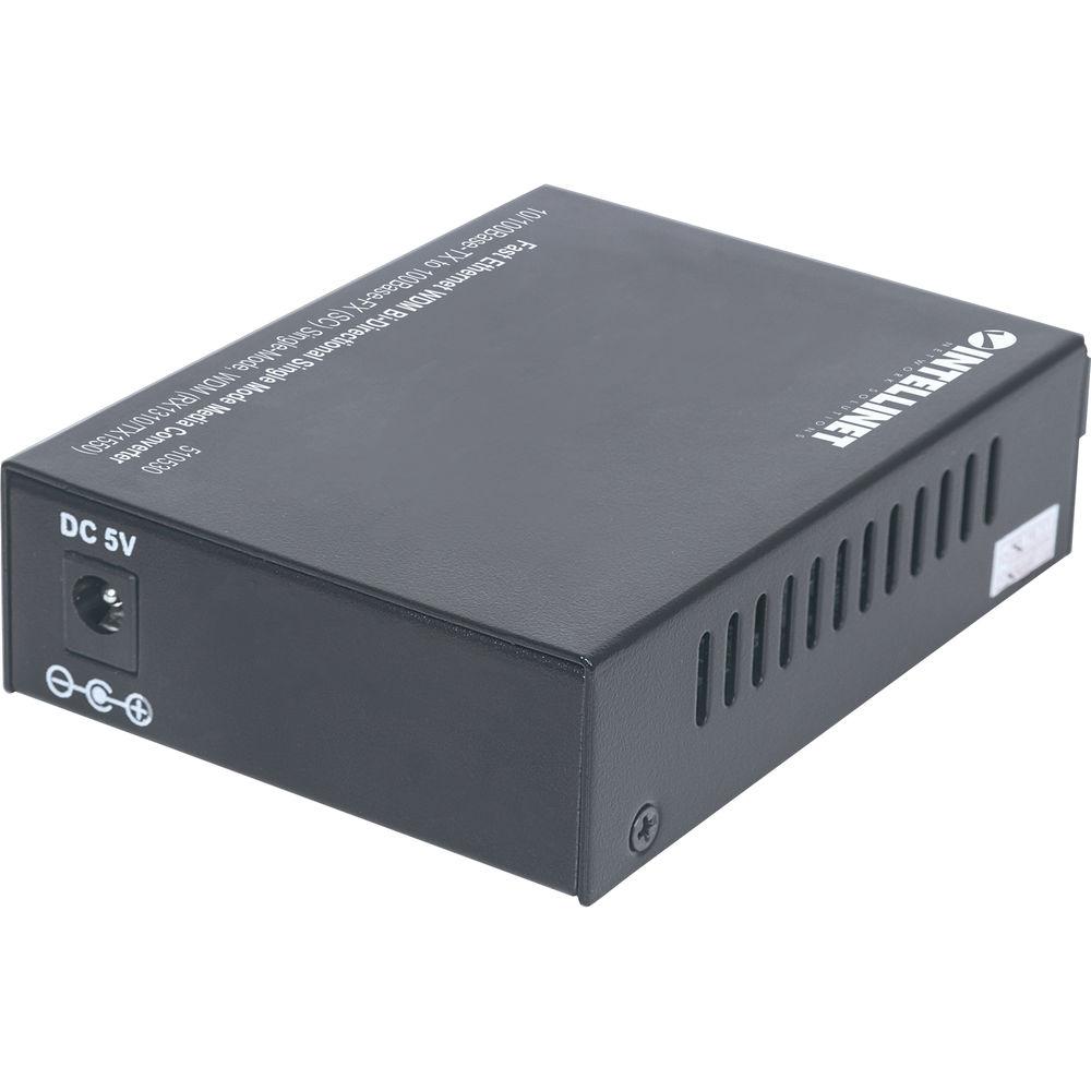 Intellinet Network Solutions 510530 10 100Base-TX to 100Base-FX Single-Mode, Intellinet, Network, Solutions, 510530, 10, 100Base-TX, to, 100Base-FX, Single-Mode