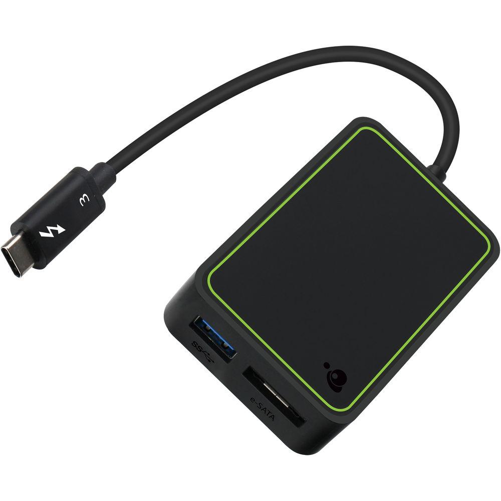 IOGEAR Thunderbolt 3 to eSATA and USB Type-A Adapter