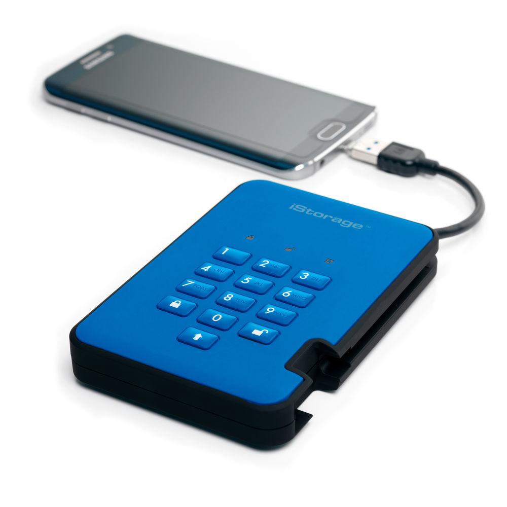 Istorage 5TB diskAshur2 USB 3.1 Encrypted Portable HDD