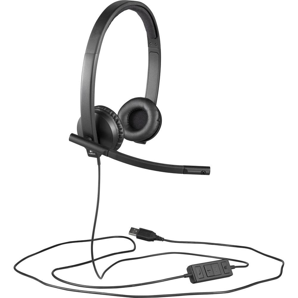 Logitech H570e Wired USB Stereo Headset