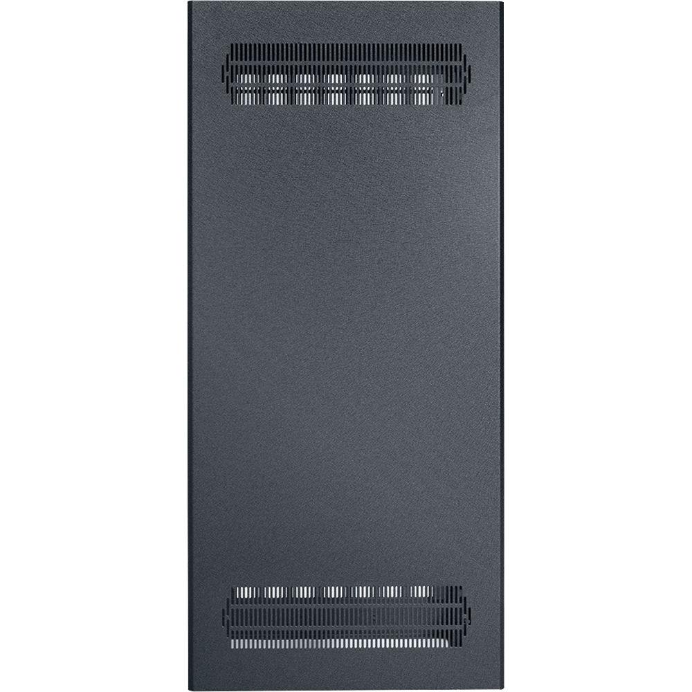 Lowell Manufacturing Rack-Enclosed-24U, 22"Deep 1-Pair Fixed Rails, Rear Door